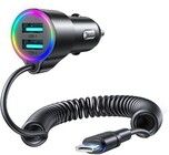 Joyroom 3-in-1 Car Charger with USB-C Cable