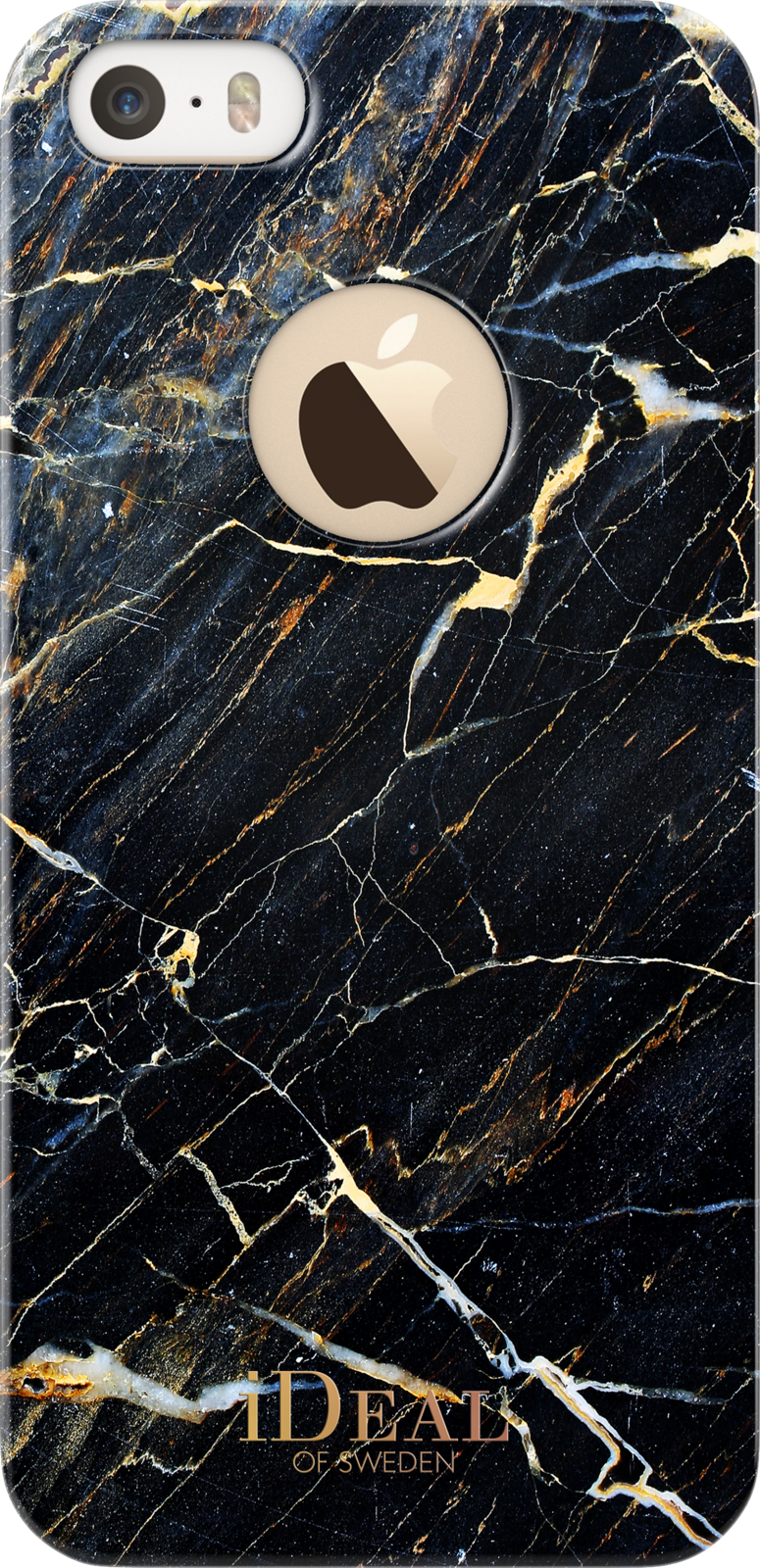 iDeal Of Sweden Fashion Marble (iPhone 5/5S/SE) – Svart/guld