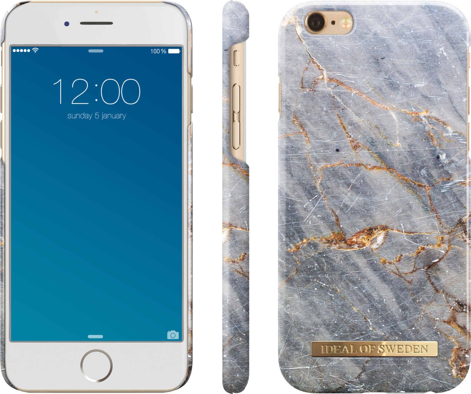 iDeal Of Sweden New Marble (iPhone 6/6S) – Grå