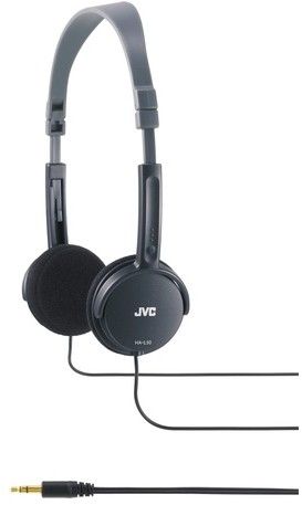 JVC HA-L50 Light Weight Headphones - Svart