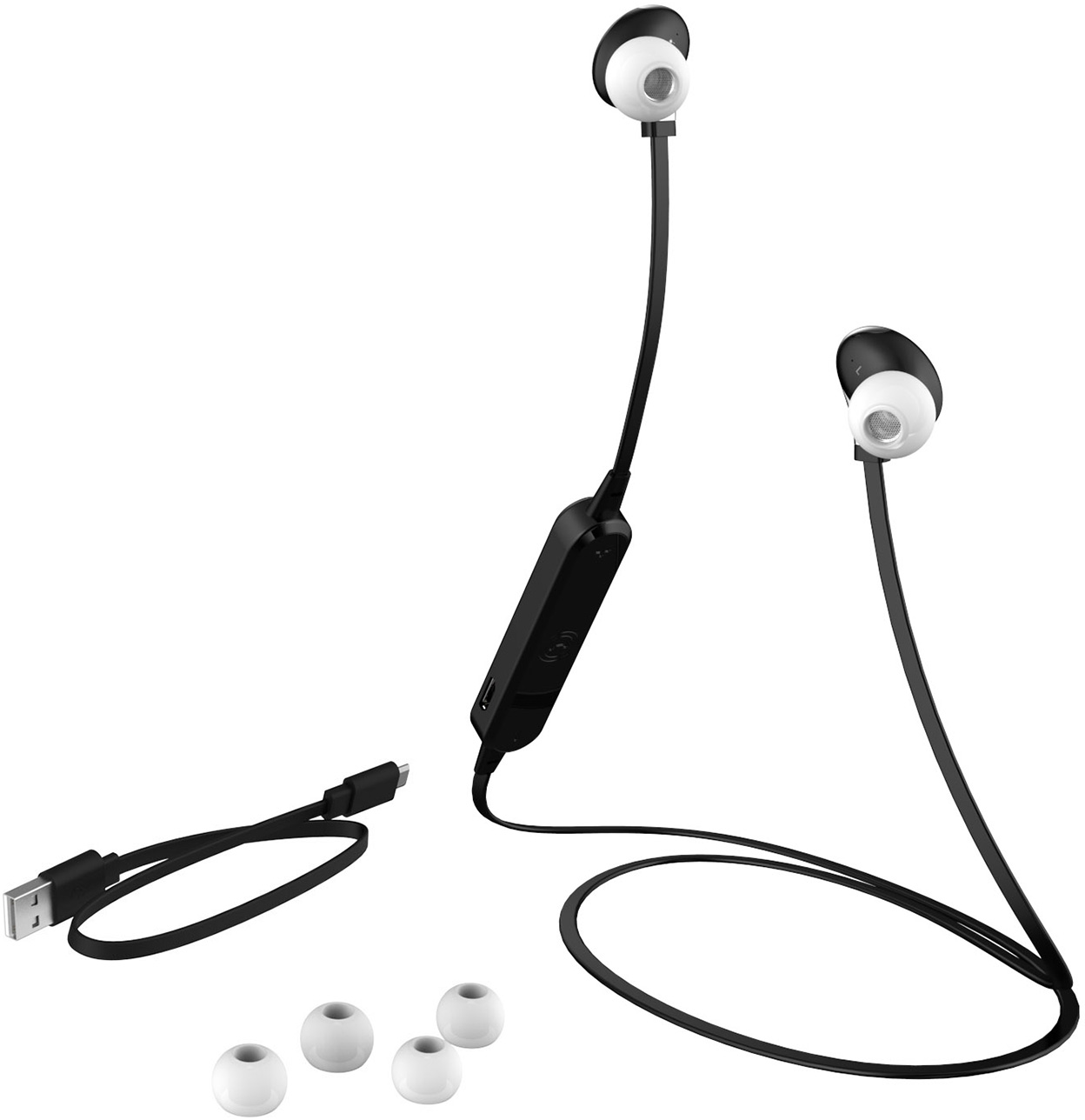 Merskal Bluetooth In Ear Headset – Vit