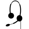P� kontoret-headset till iPhone 3G / 3GS