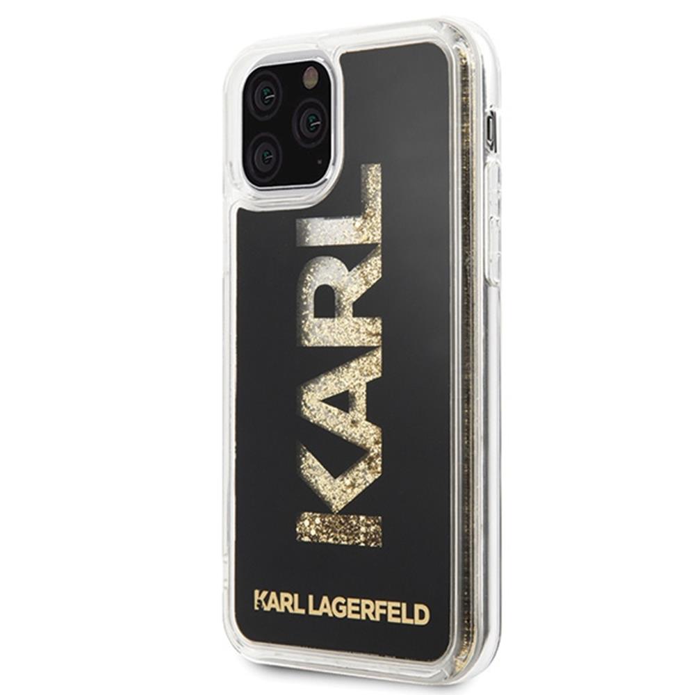 Karl Lagerfeld Hard Logo Case with Glitter (iPhone 11 Pro)
