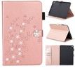 Trolsk Flower Rhinestone Wallet (iPad 10,2)