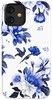 Kingxbar Flower Case - Blue (iPhone 12 mini)