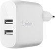 Belkin Dual USB-A Wall Charger 24w + USB-A To Lightning Cable