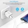 Choetech 10W Dual USB Travel Wall Charger