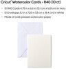 Cricut Watercolor Cards R40 10-pack