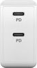Goobay Dual USB-C PD Quick Charger 36W