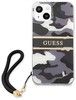 Guess Camo Case with Hand Strap (iPhone 13 Pro)