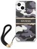 Guess Camo Case with Hand Strap (iPhone 13 Pro Max)