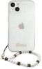 Guess Case with Pearl Hand Strap (iPhone 13 mini)
