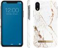 iDeal Of Sweden Fashion Marble (iPhone Xr) - vit/guld