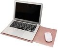 Soyan Apple Macbook Leather Pouch Case 13" - Rosa