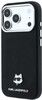 Karl Lagerfeld Grained Choupette Head Metal MagSafe (iPhone 17 Pro Max/18 Pro Max)