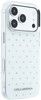 Karl Lagerfeld IML Rhinestones Logo Case (iPhone 17 Pro Max/18 Pro Max)