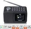 Lenco DAB+/FM Clock Radio with Color Display