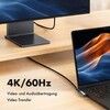 LogiLink 100W Vinklad USB-C Till USB-C Kabel