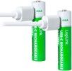 LogiLink AAA-batterier Uppladdningsbara med USB-C