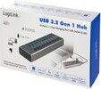 LogiLink USB 3.2 Gen 1 Hub with Switch (11 ports)