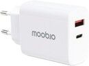 Moobio V�ggladdare 35W USB-C och USB-A PD