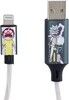 Rick & Morty Light-Up USB-A to Lightning Cable