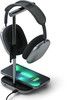 Satechi 2-in-1 Headphone Stand with Wireless Charger