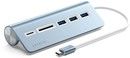 Satechi USB-C Aluminium USB 3.0 Hub & Card Reader