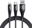 SiGN 2-in-1 USB-A Cable to Lightning/USB-C