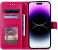 Trasig f�rpackning: Trolsk Pl�nboksfodral Mandala med Rem (iPhone 15)