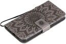 Trolsk Imprint Dahlia Flower Wallet (iPhone 15 Plus)