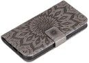 Trolsk Imprint Dahlia Flower Wallet (iPhone 15 Pro Max)
