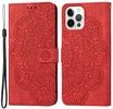 Trolsk Imprint Mandala Flower Wallet (iPhone 14 Pro)