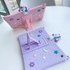 Trolsk Kids Case with strap - Cute Purple Unicorn (iPad 10,9 (2022))