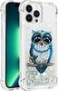 Trolsk Liquid Glitter Case - Owl (iPhone 13 Pro Max)