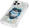 Trolsk Liquid Glitter Case - Owl (iPhone 13 Pro Max)