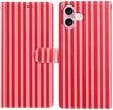 Trolsk Randigt Pl�nboksfodral (iPhone 16)