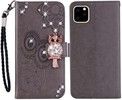 Trolsk Rhinestone Owl Wallet (iPhone 14)