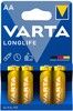 Varta Longlife AA/LR6 Batteri 