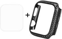 Hat Prince Carbon Fibre Case + Screen Protector (Apple Watch 40 mm)