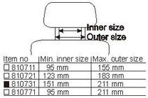 Brodit Nackstdsfste VESA 810731