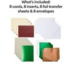 Cricut Joy Foil Transfer Insert A6 Cards 8-pack - Cameron