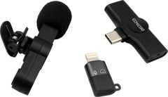 Deltaco Wireless Vlogging Microphone USB-C/Lightning