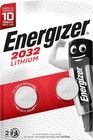 Energizer Lithium Miniature CR2032 - 2-pack