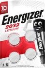 Energizer Lithium Miniature CR2032