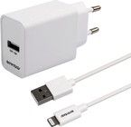 Essentials 12W Wall Charger with Cable - Vit