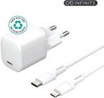 eStuff Infinite USB-C Wall Charger PD 20W + Lightning Cable