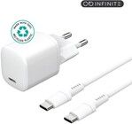 eStuff Infinite USB-C Wall Charger PD 20W + USB-C Cable
