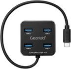 Gearlab 4 Port USB-A Hub with USB-C Cable 