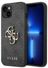 Guess 4G Big Metal Logo (iPhone 14) - Svart